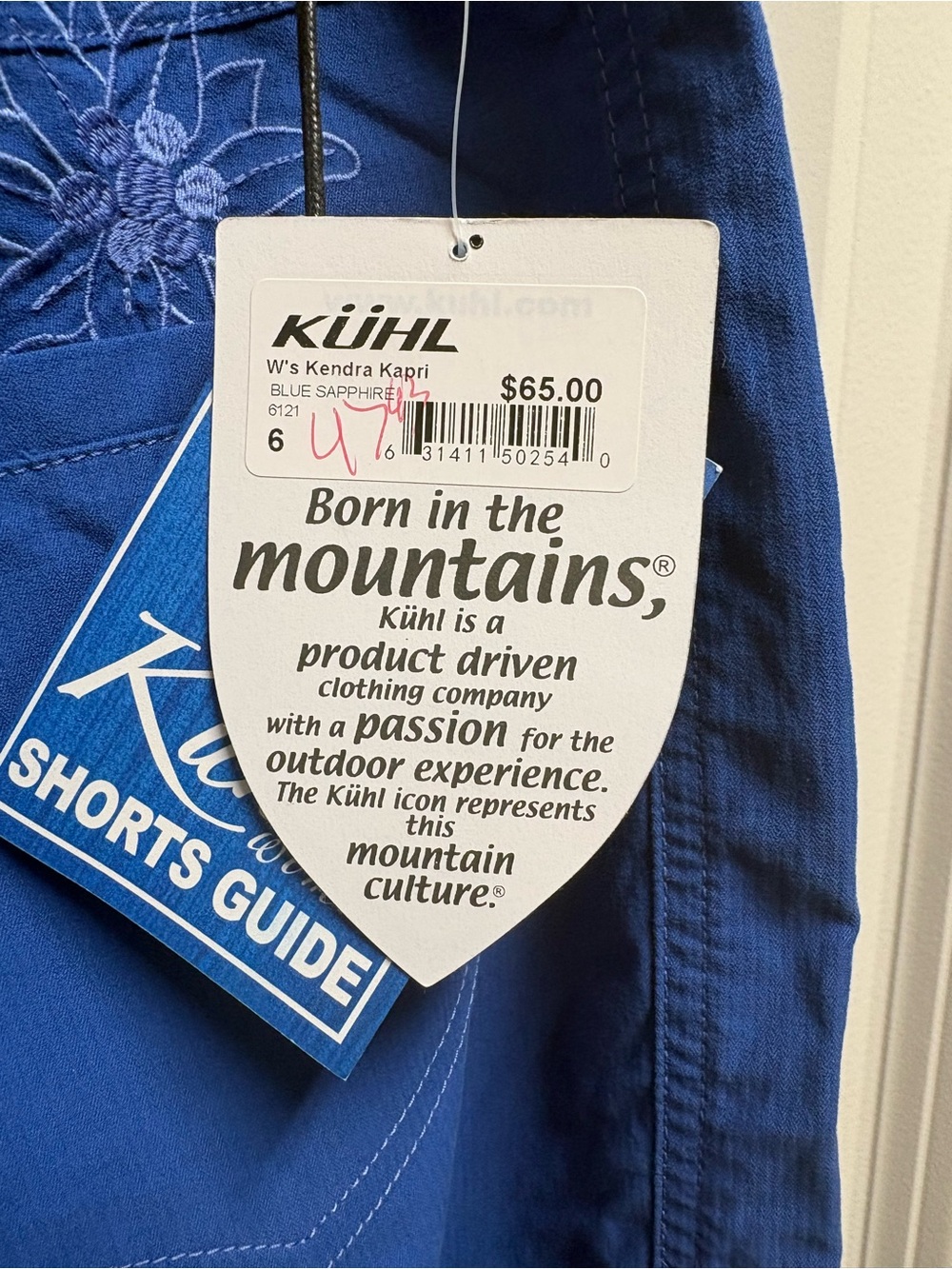 Kuhl Women’s Cobalt Blue Utility Capris - Picture 4 of 4